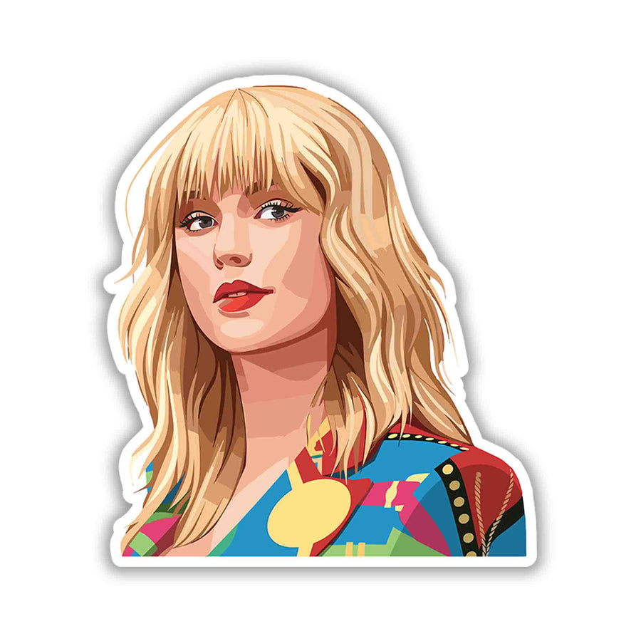 Not Lot Going On Tee Pose – Taylor Swift Sticker