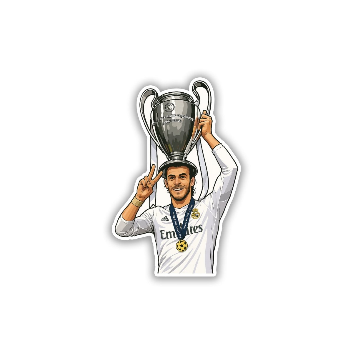 GARETH BALE - UEFA GLORY LIFT - stickyfunk premium stickers