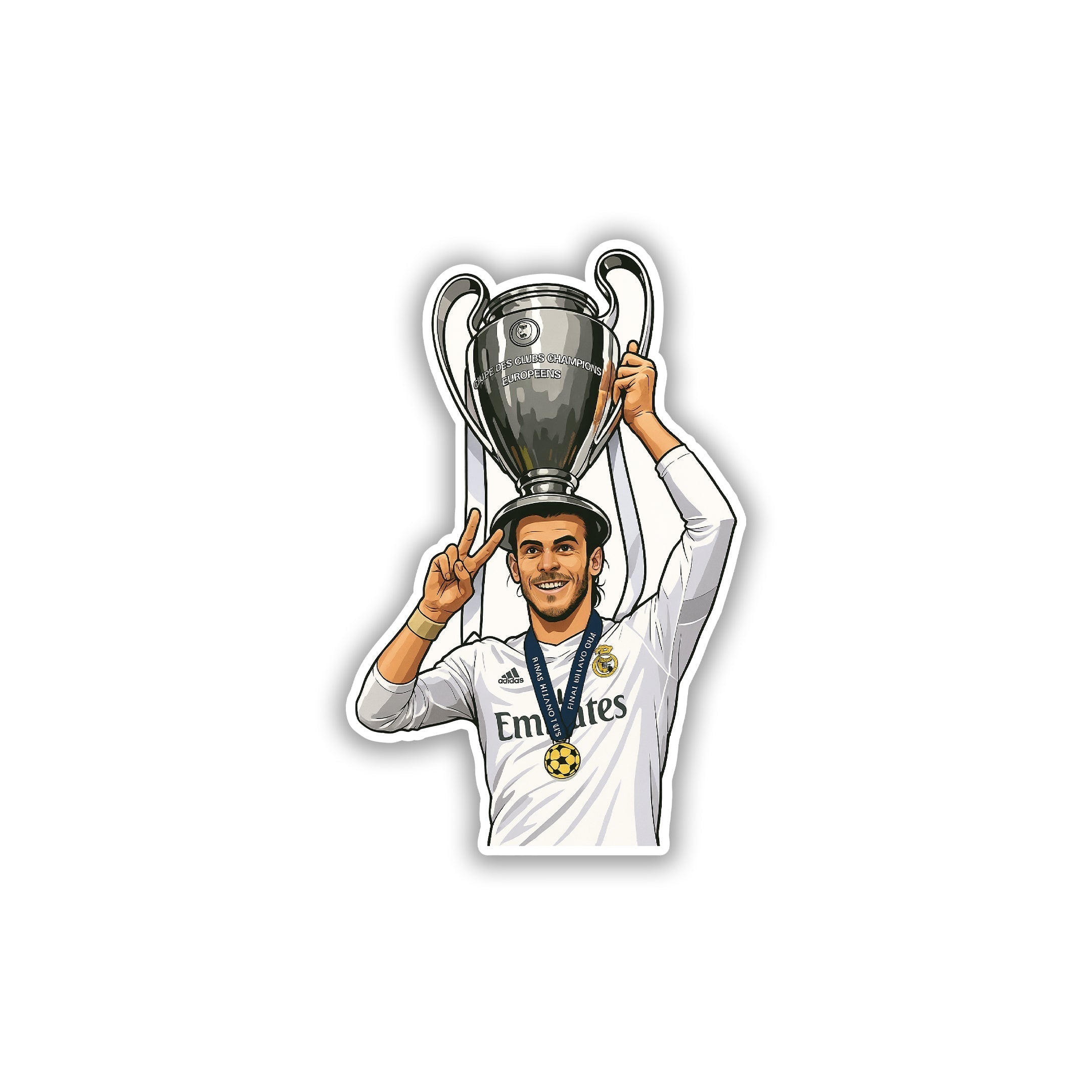 GARETH BALE - UEFA GLORY LIFT – STICKYFUNK PREMIUM STICKERS