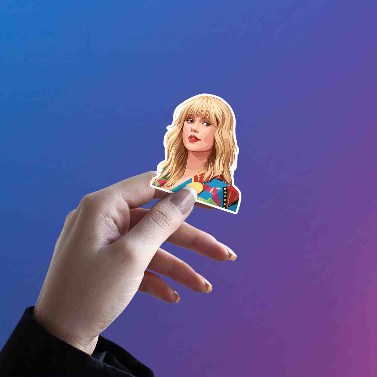 Not Lot Going On Tee Pose – Taylor Swift Sticker