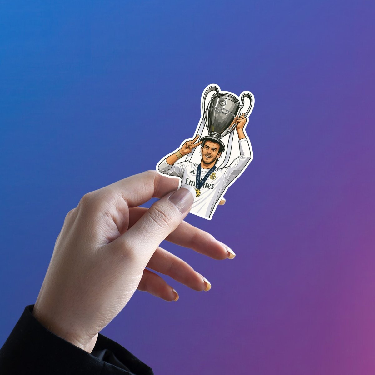 GARETH BALE - UEFA GLORY LIFT - stickyfunk premium stickers