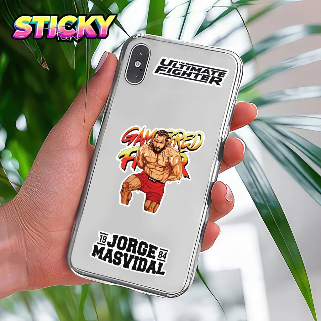 JORGE MASVIDAL MINI STICKERS SHEET - stickyfunk premium stickers