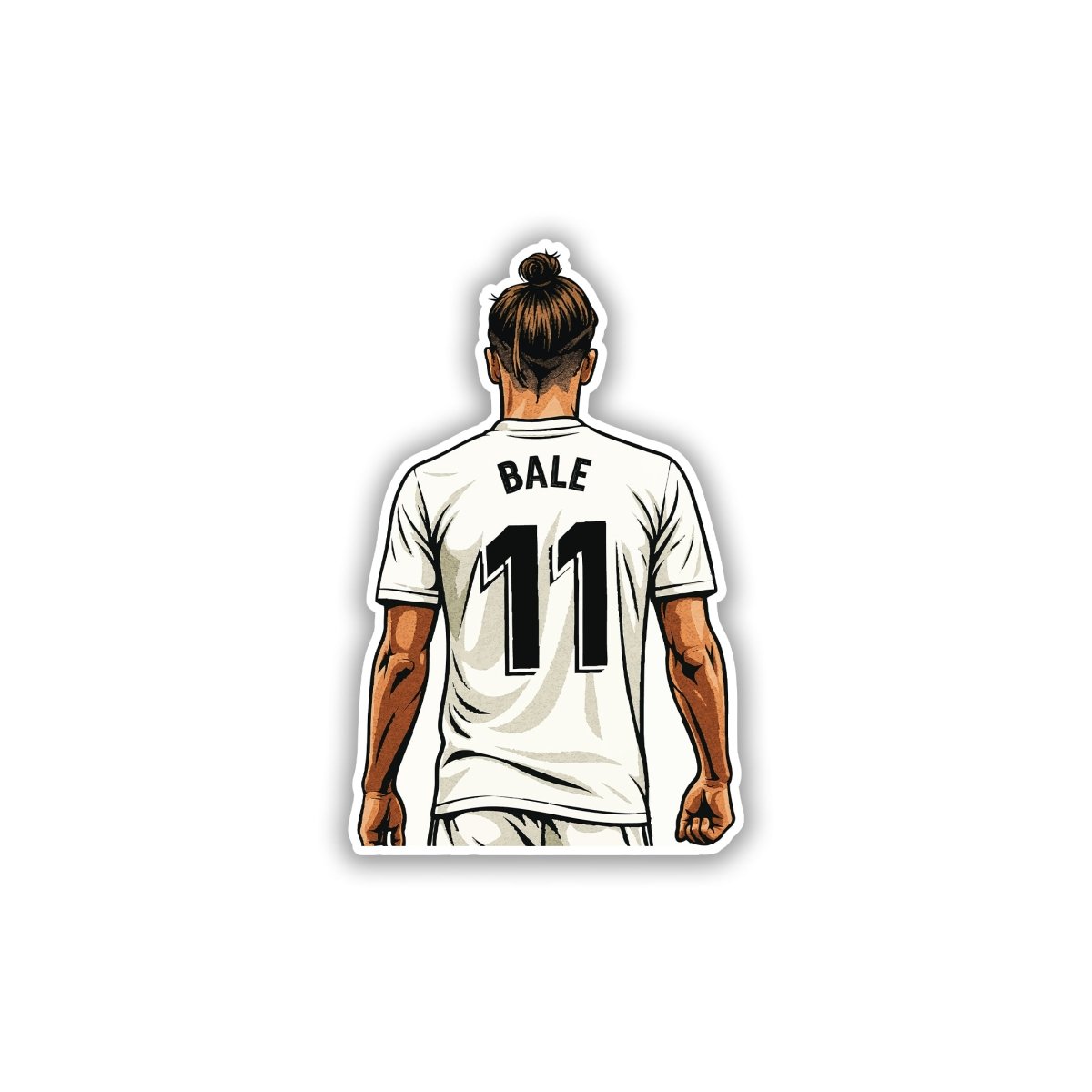 GARETH BALE - THE WELSH TORNADO - stickyfunk premium stickers