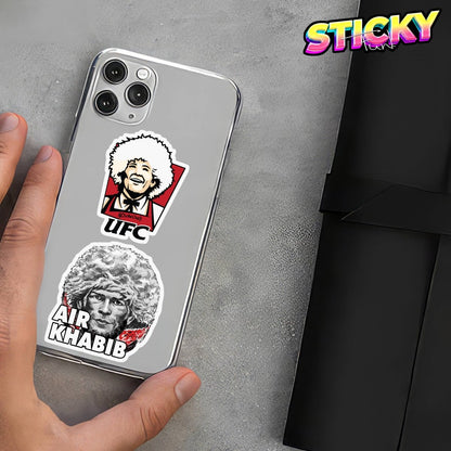 KHABIB MINI STICKERS SHEET - 2 - stickyfunk premium stickers