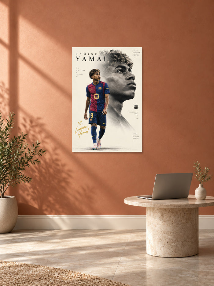 Lamine Yamal Wall Poster 001