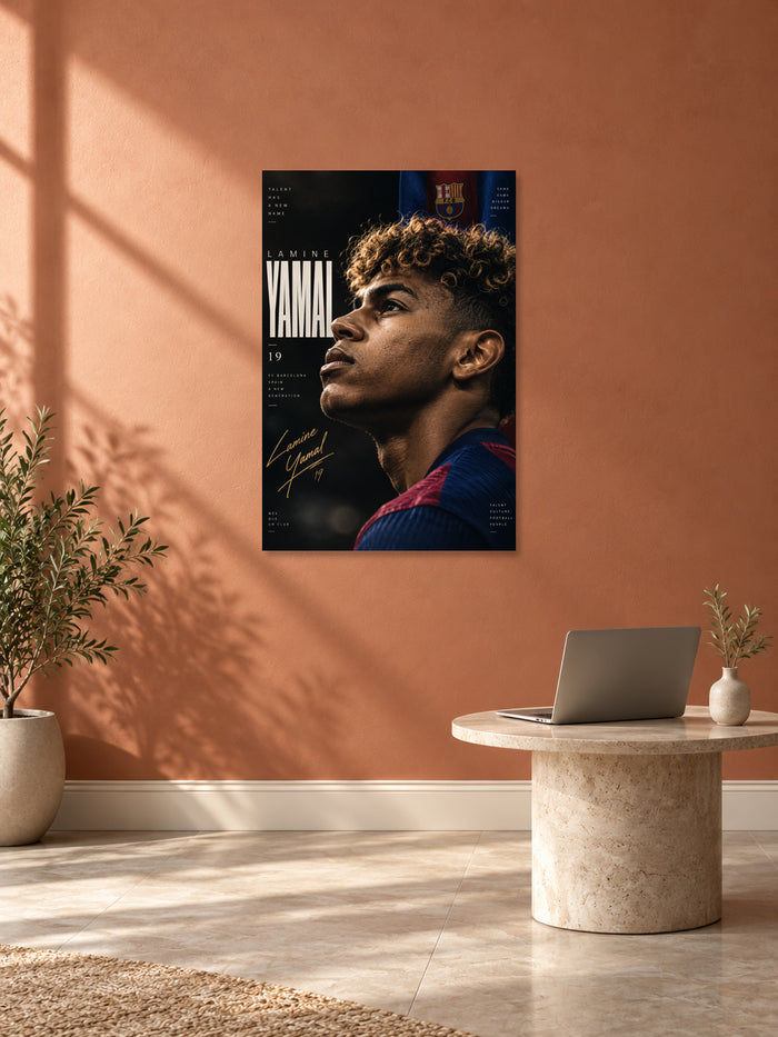 Lamine Yamal Wall Poster 002