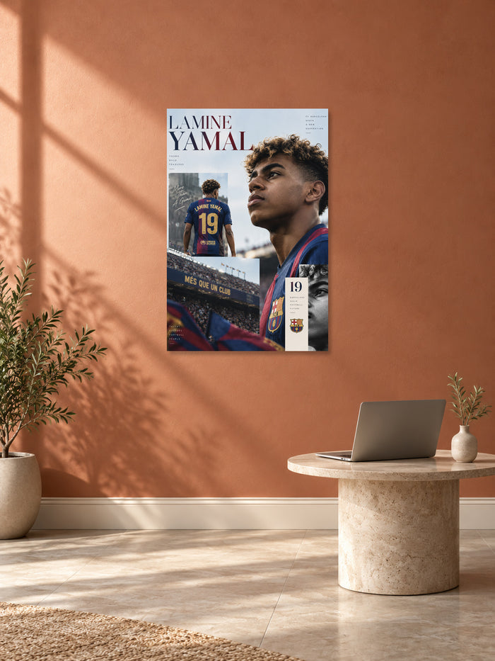 Lamine Yamal Wall Poster 003