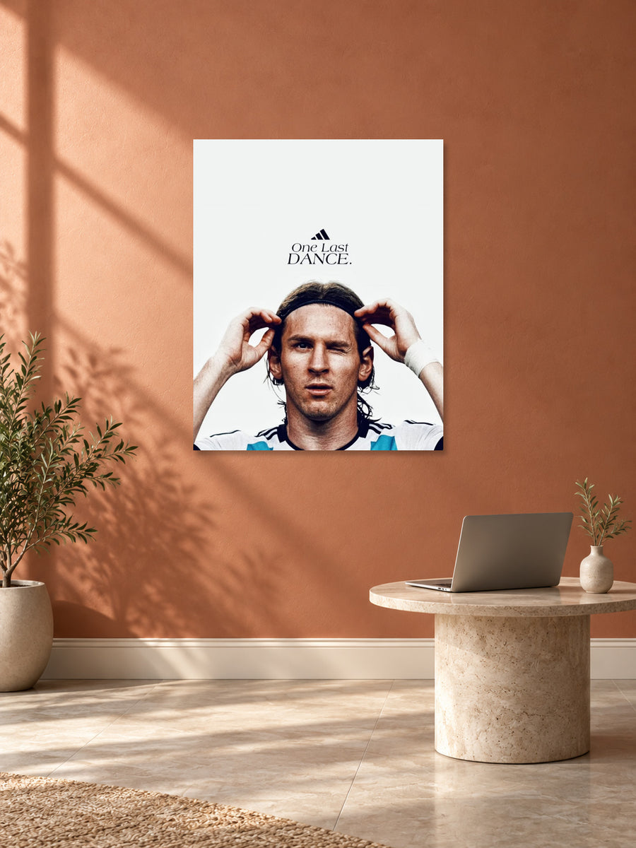 Lionel Messi wall poster 002 mockup by Stickyfunk