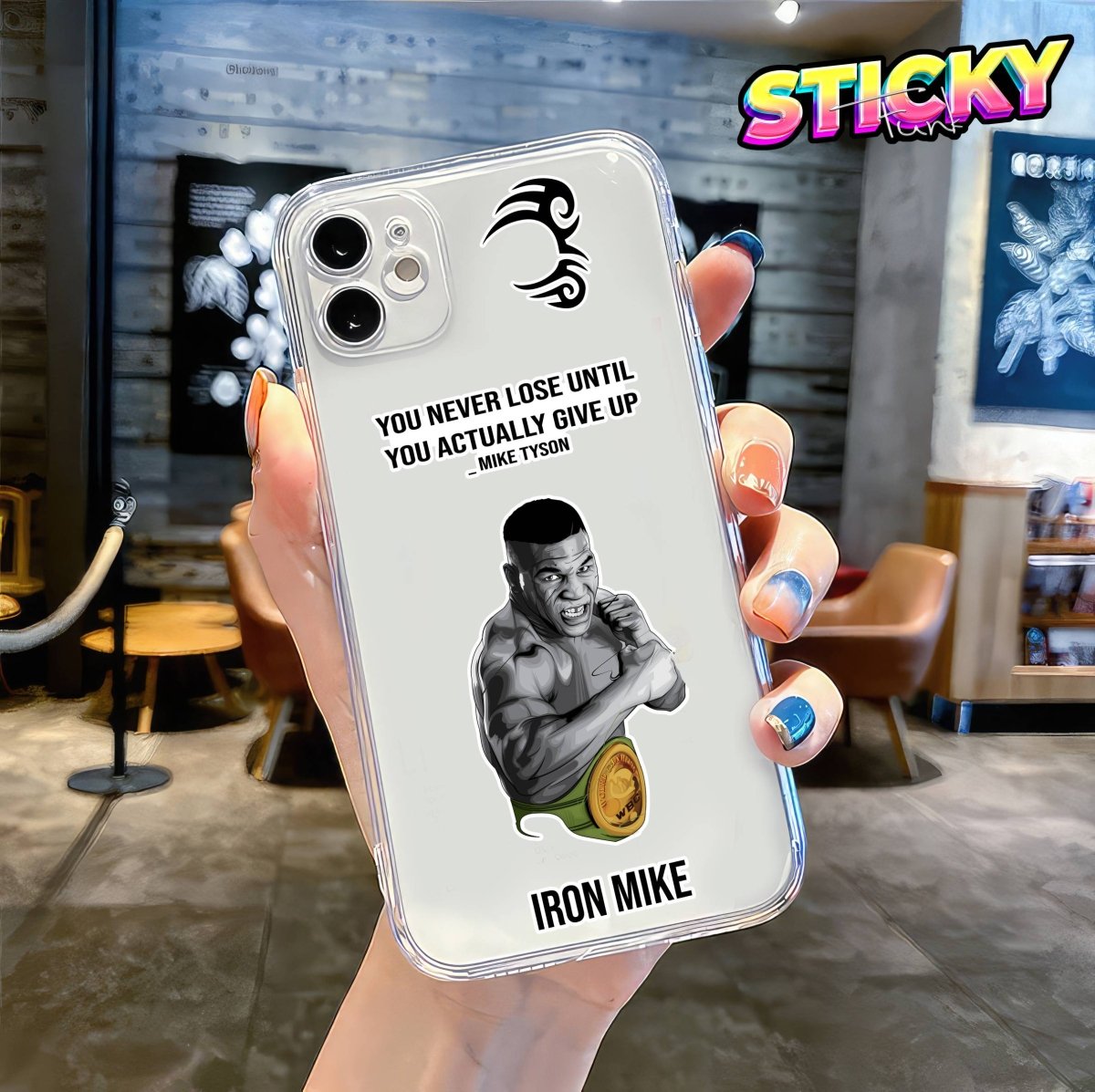 MIKE TYSON MINI STICKERS SHEET - stickyfunk premium stickers