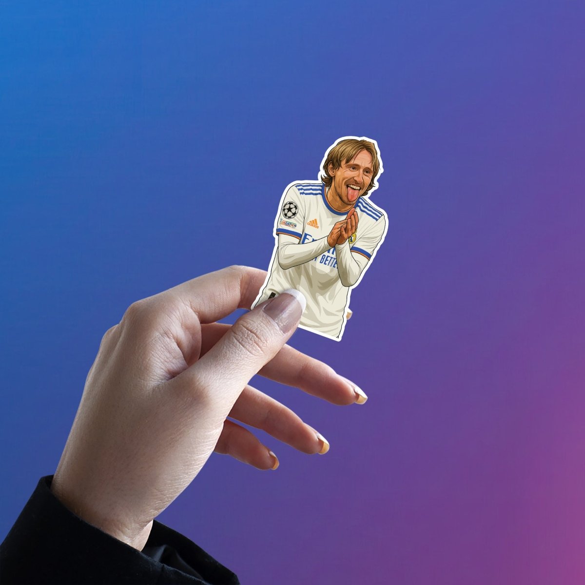 MAESTRO MODRIC - REAL MADRID - stickyfunk premium stickers