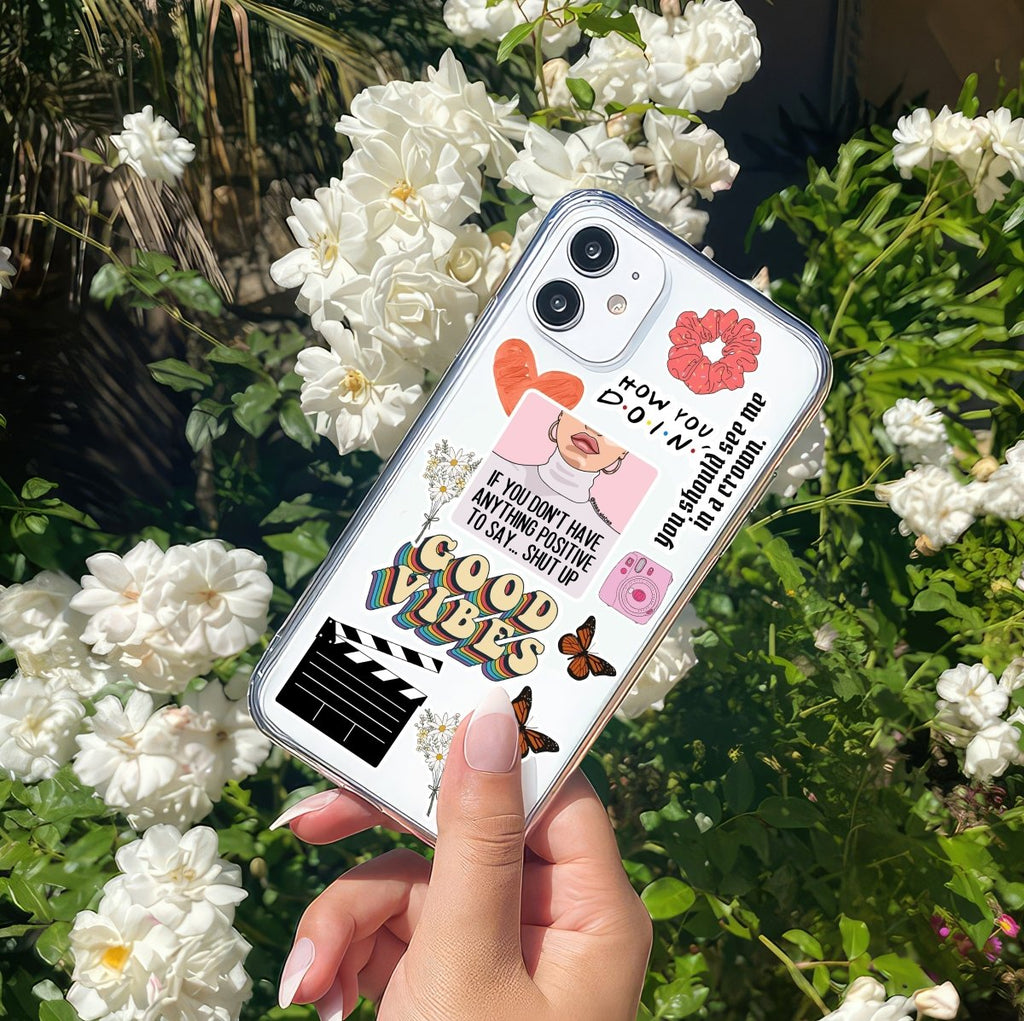 PINK AESTHETIC MINI STICKERS SHEET - stickyfunk premium stickers