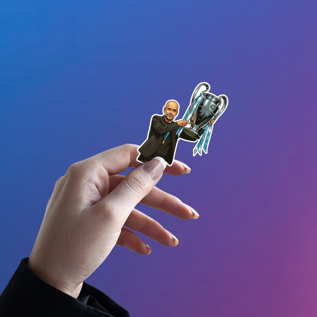 PEP GUARDIOLA - MASTERMIND - stickyfunk premium stickers