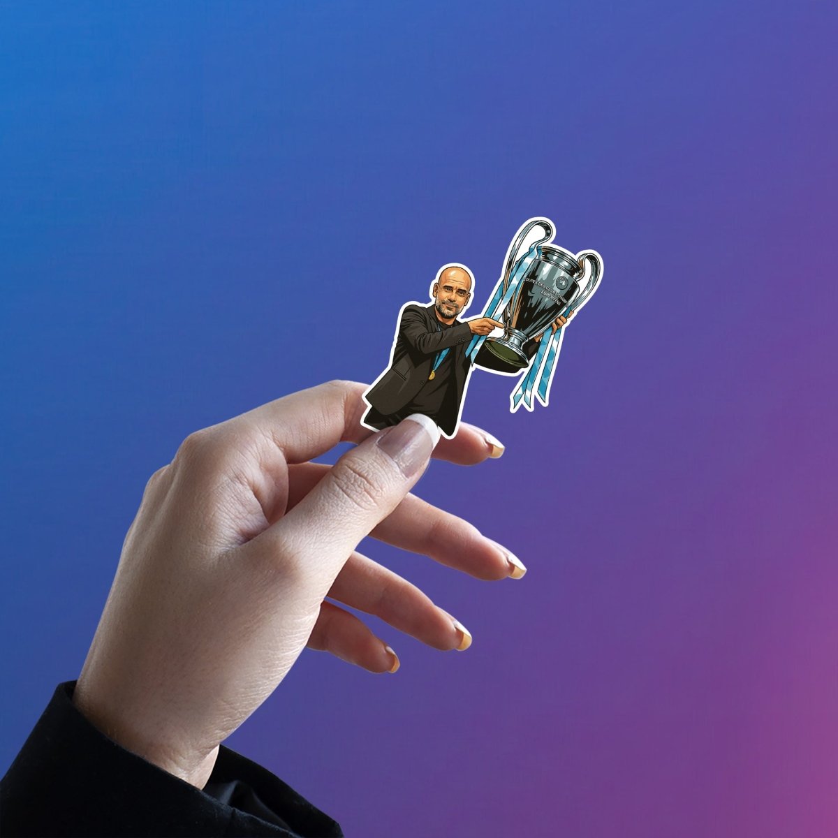 PEP GUARDIOLA - MASTERMIND - stickyfunk premium stickers