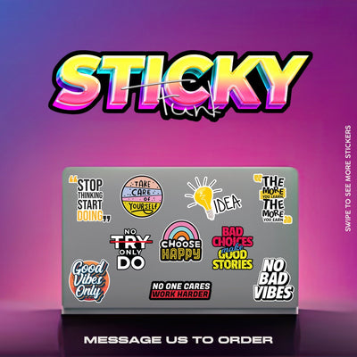 MOTIVATIONAL STICKERS SET