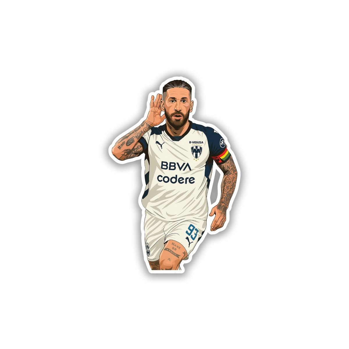 SERGIO RAMOS - VICTORY CALL - stickyfunk premium stickers