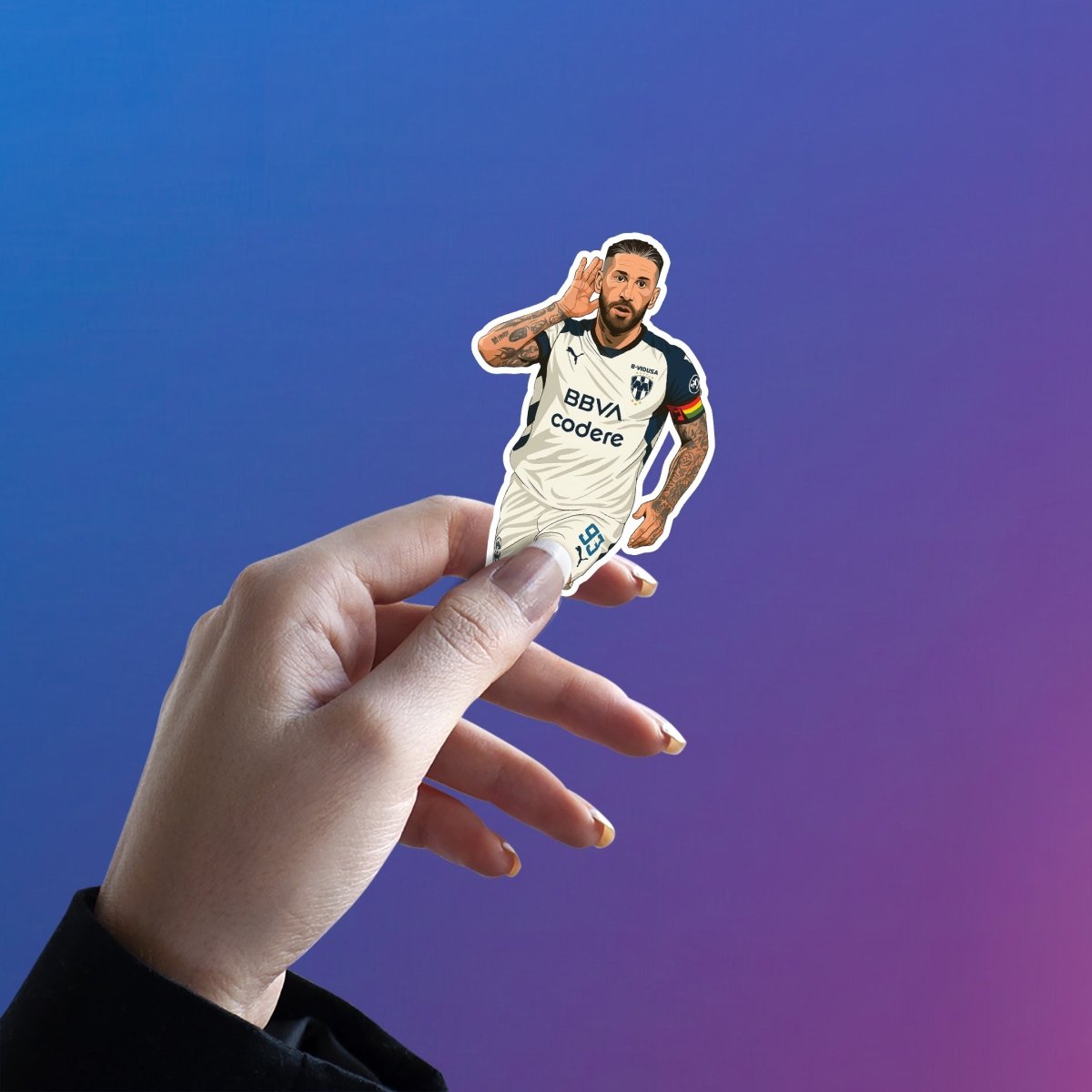 SERGIO RAMOS - VICTORY CALL - stickyfunk premium stickers