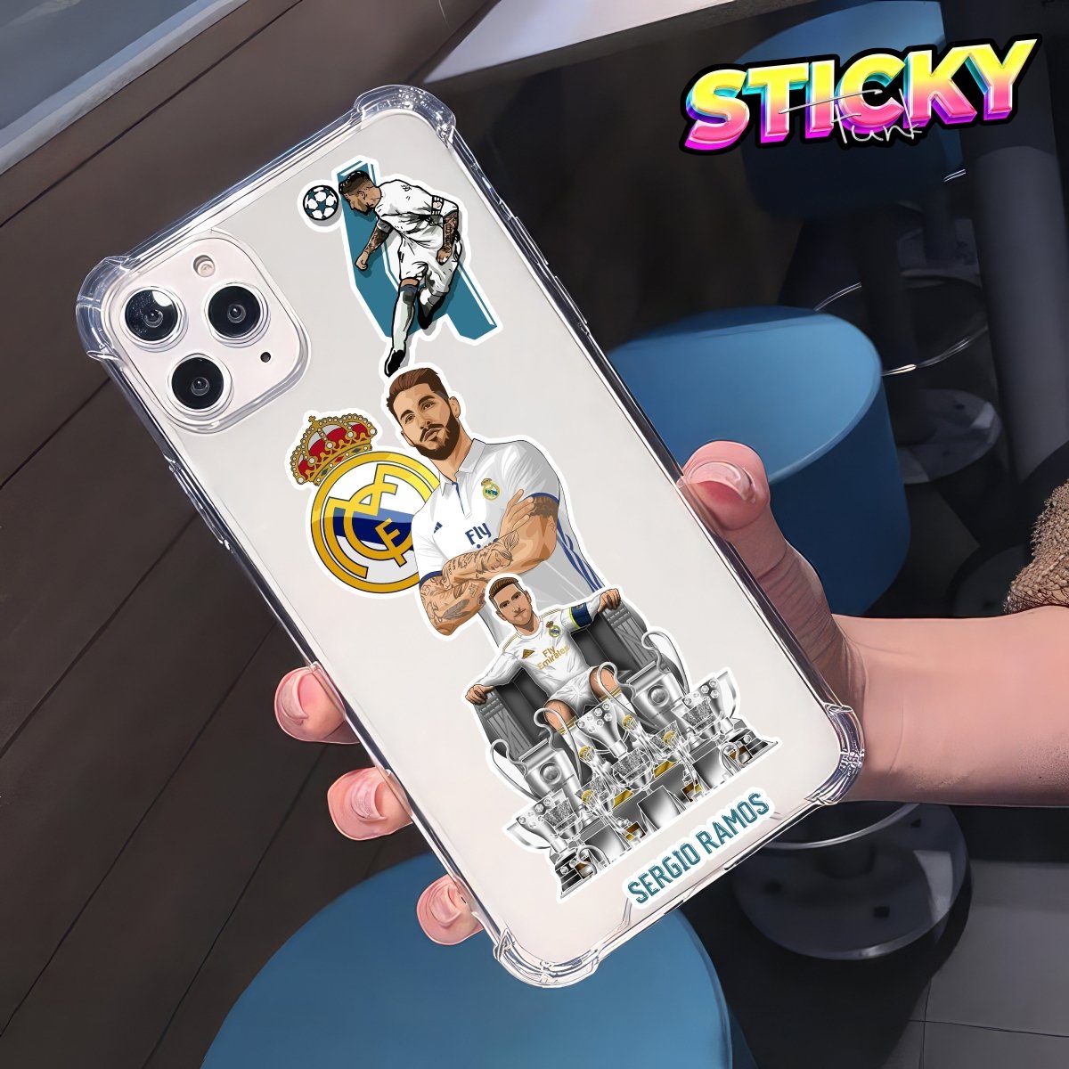 SERGIO RAMOS MINI STICKERS SHEET