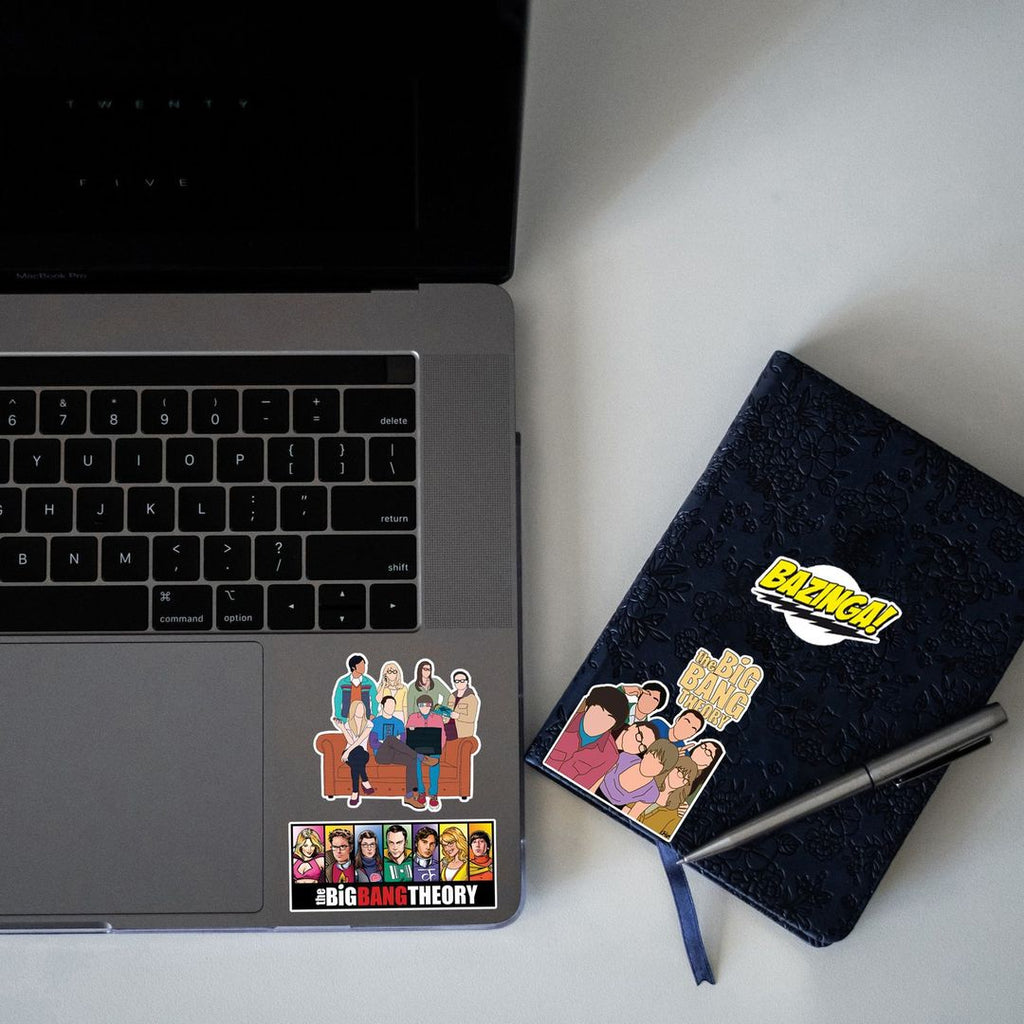 THE BIG BANG THEORY MINI STICKERS SHEET - stickyfunk premium stickers