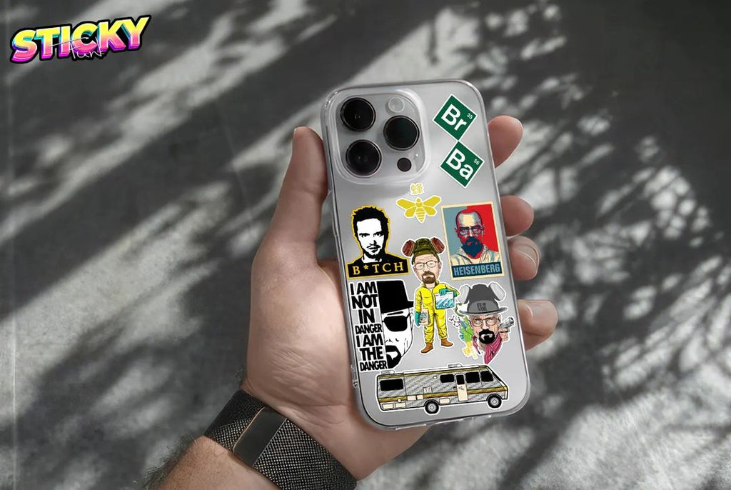BREAKING BAD MINI STICKERS SHEET - stickyfunk premium stickers