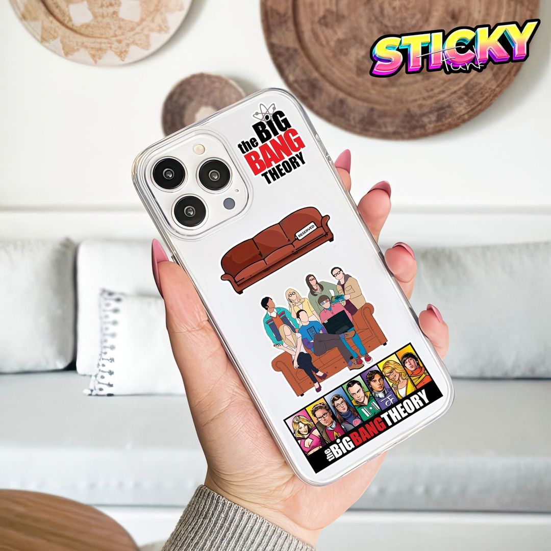 THE BIG BANG THEORY MINI STICKERS SHEET - stickyfunk premium stickers