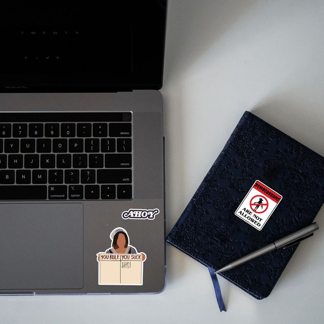 STRANGER THINGS MINI STICKERS SHEET - stickyfunk premium stickers