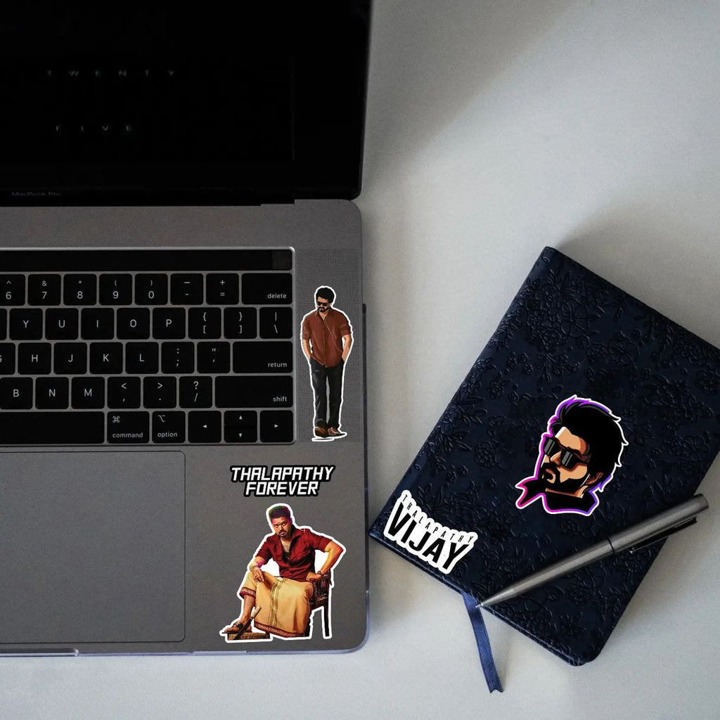 THALAPATHY VIJAY MINI STICKERS SHEET - stickyfunk premium stickers