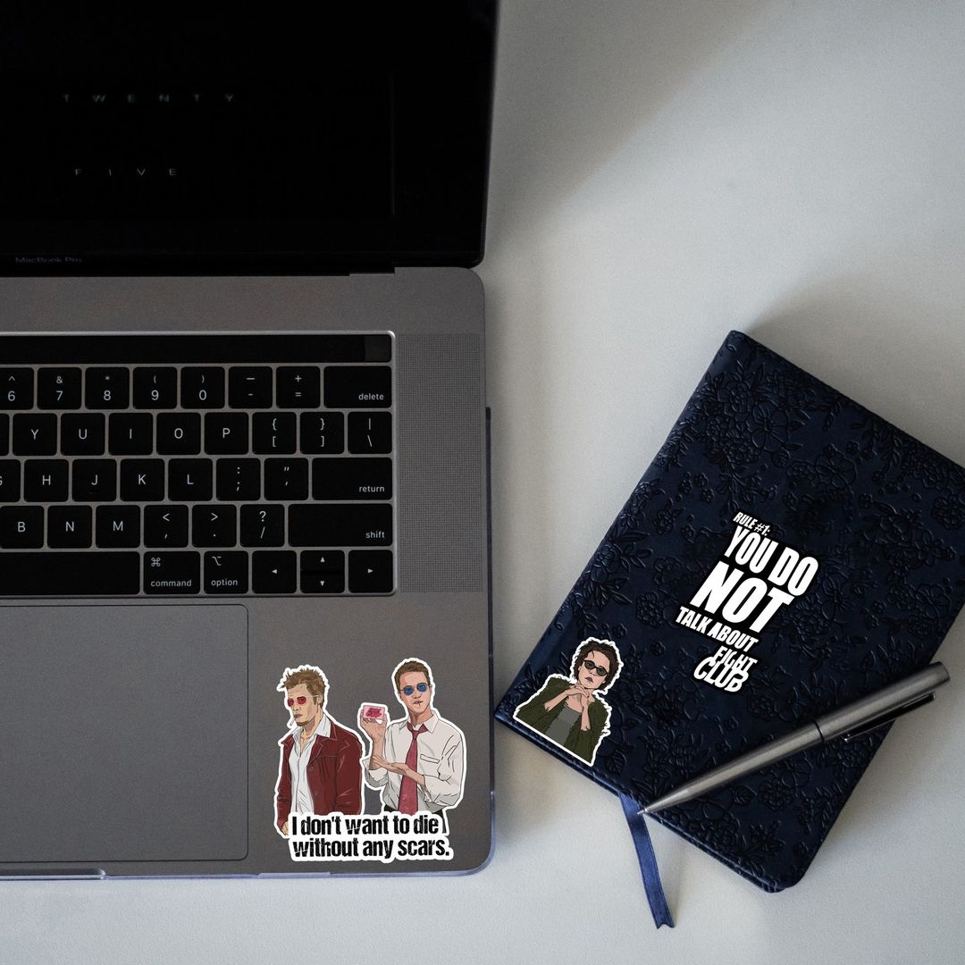 FIGHT CLUB MINI STICKERS SHEET - stickyfunk premium stickers