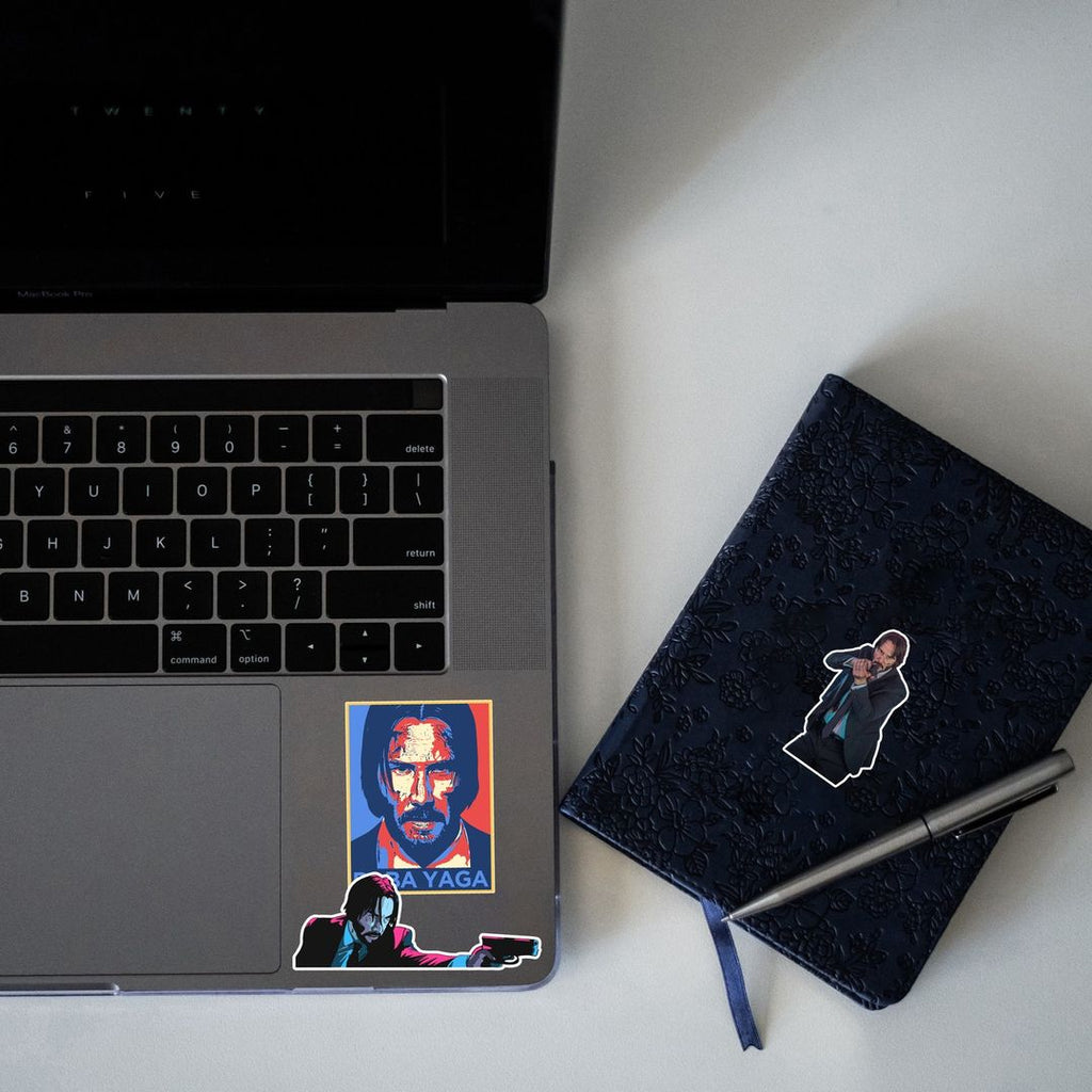 JOHN WICK MINI STICKERS SHEET - stickyfunk premium stickers
