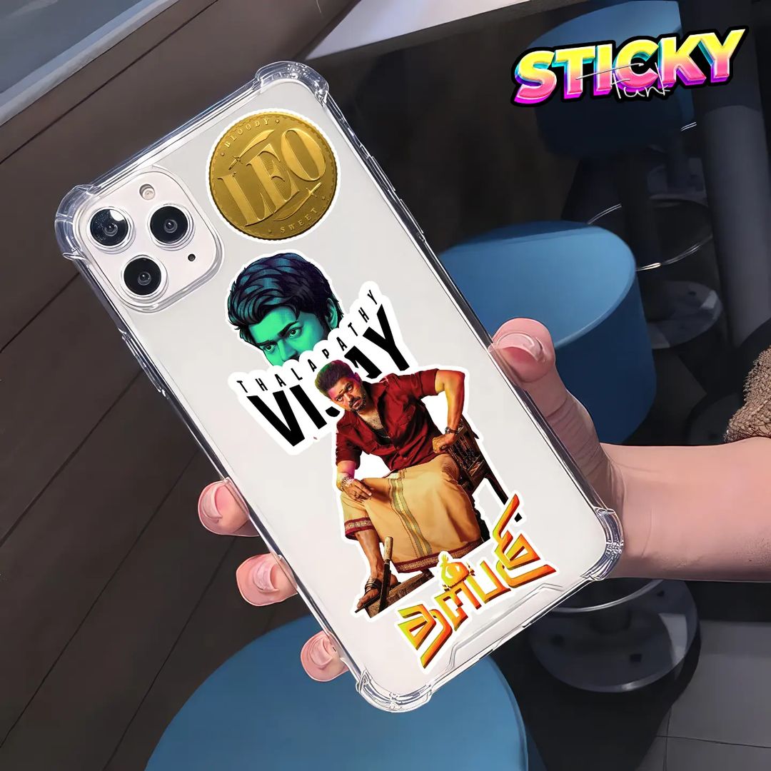 THALAPATHY VIJAY MINI STICKERS SHEET - stickyfunk premium stickers