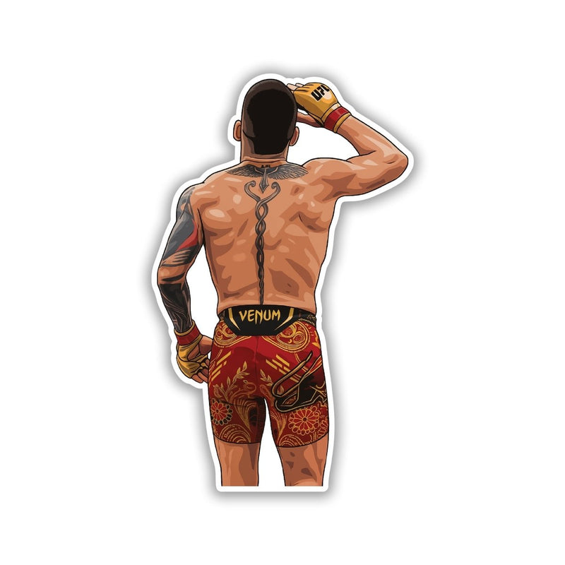 Undefeated Charge – Ilia Topuria Sticker