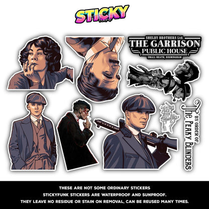 PEAKY BLINDERS MINI STICKERS SHEET - stickyfunk premium stickers