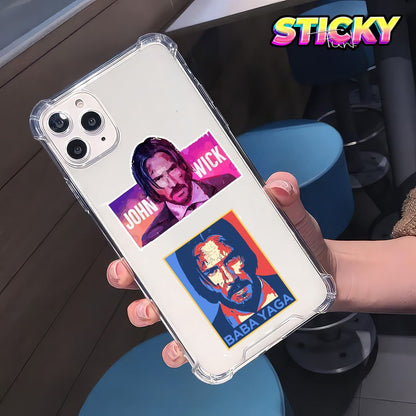 JOHN WICK MINI STICKERS SHEET - stickyfunk premium stickers
