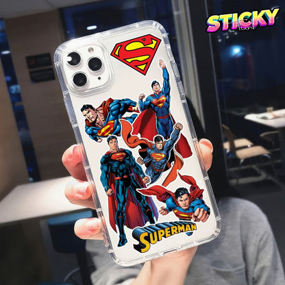 SUPERMAN MINI STICKERS SHEET - stickyfunk premium stickers