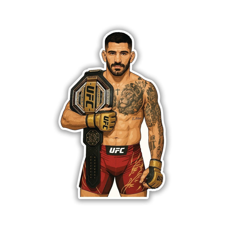 La Leyenda – Ilia Topuria Sticker