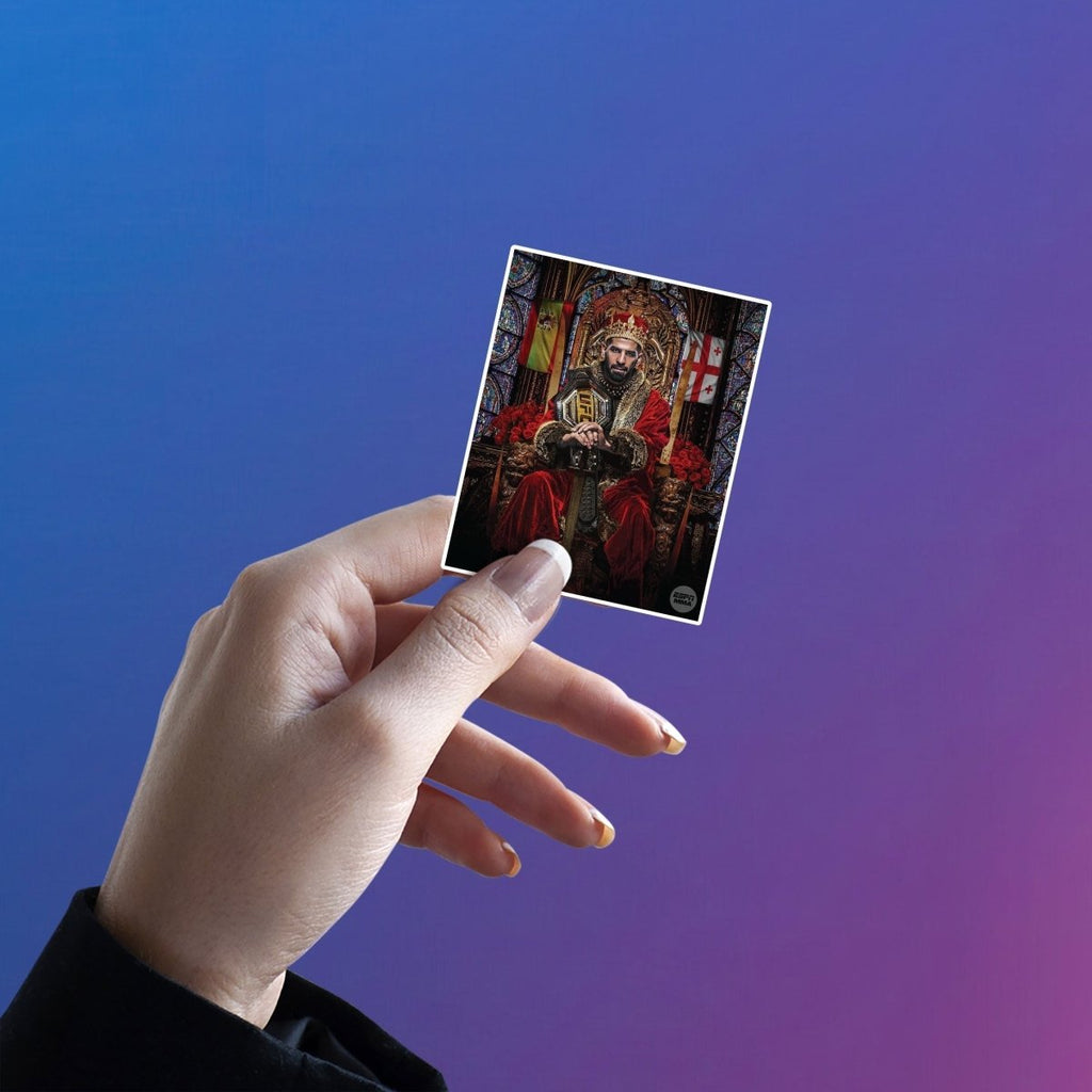 Ilia Topuria Sticker 4 - stickyfunk premium stickers