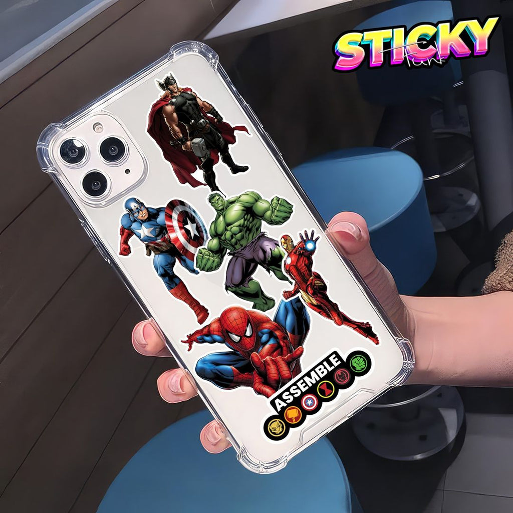 AVENGERS MINI STICKERS SHEET - stickyfunk premium stickers