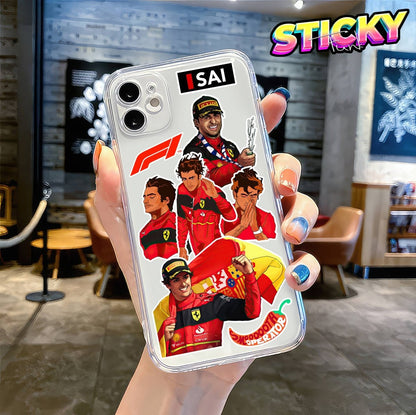 CARLOS SAINZ JR. MINI STICKERS SHEET - stickyfunk premium stickers