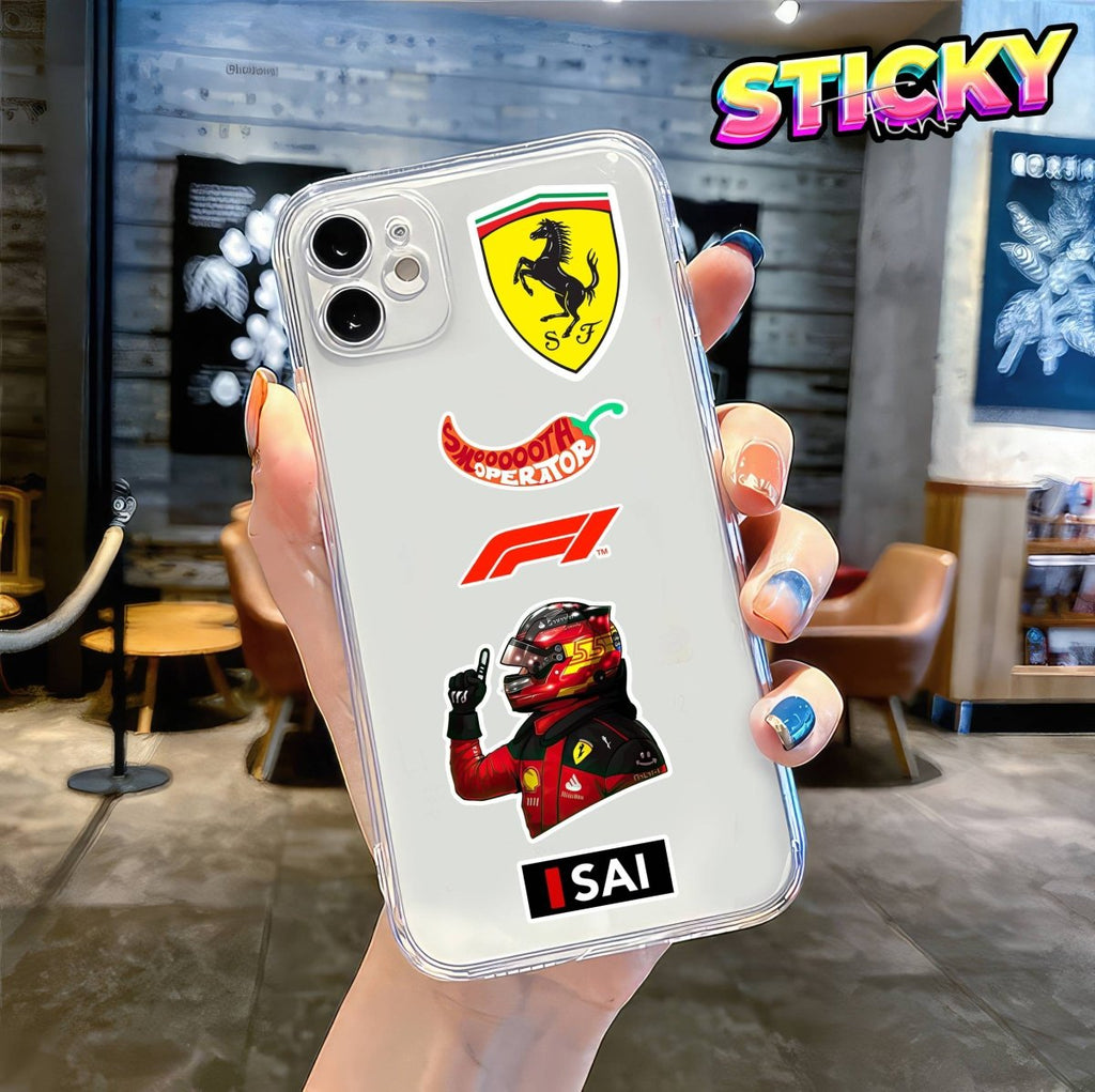 CARLOS SAINZ JR. MINI STICKERS SHEET - stickyfunk premium stickers