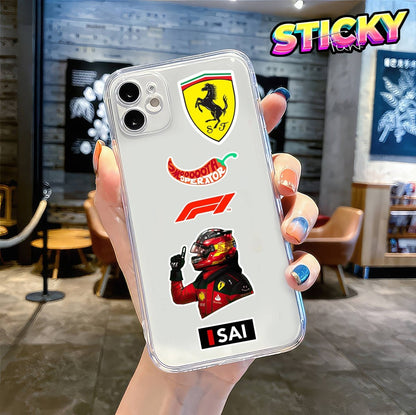 CARLOS SAINZ JR. MINI STICKERS SHEET - stickyfunk premium stickers