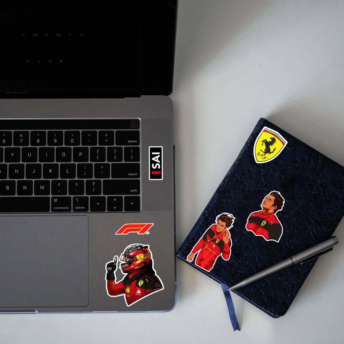 CARLOS SAINZ JR. MINI STICKERS SHEET - stickyfunk premium stickers