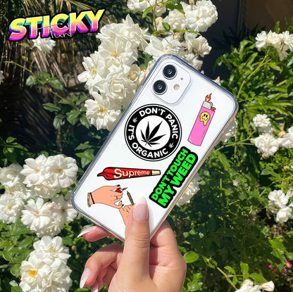 STONERS MINI STICKERS SHEET - stickyfunk premium stickers