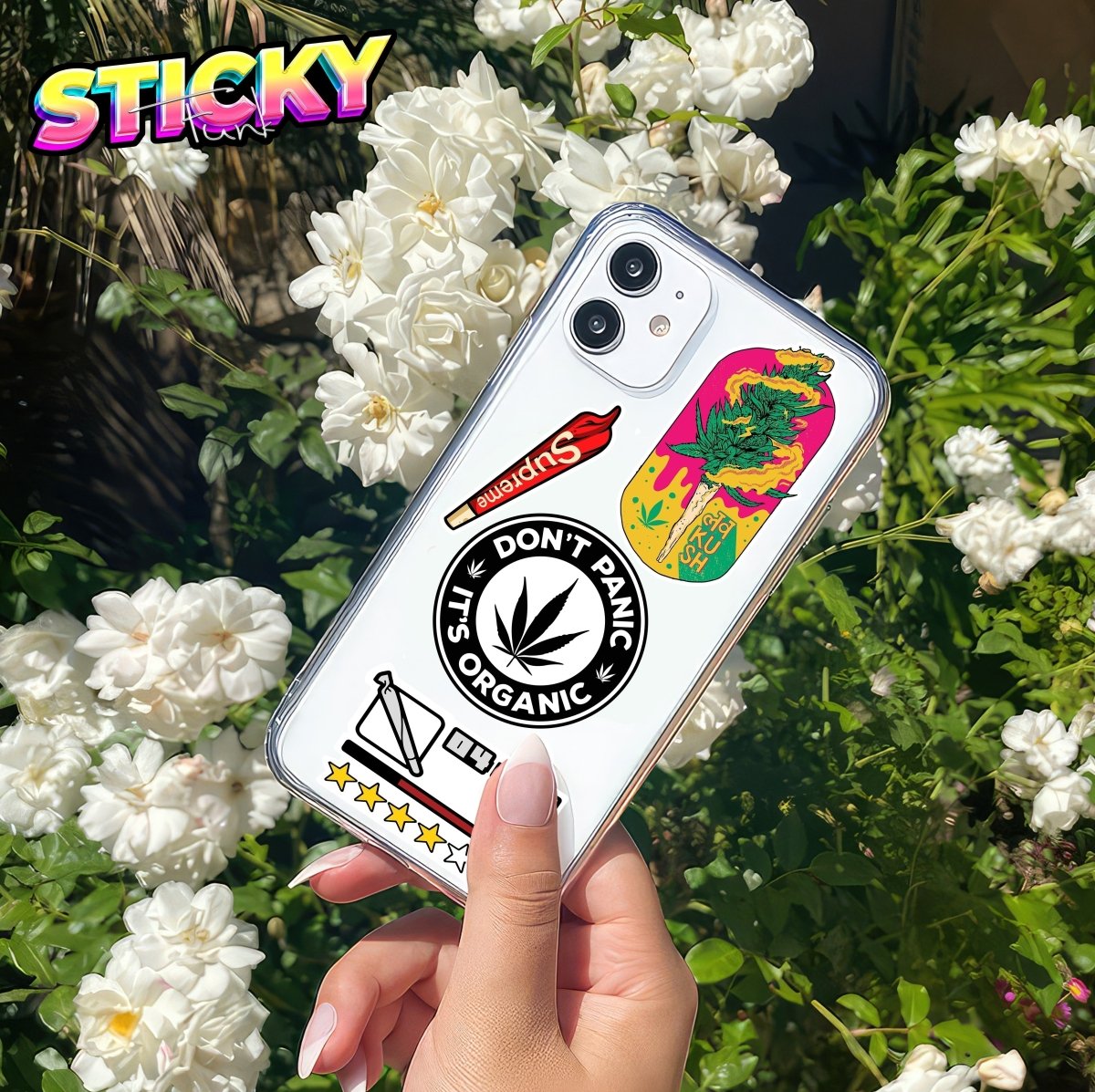 STONERS MINI STICKERS SHEET - stickyfunk premium stickers